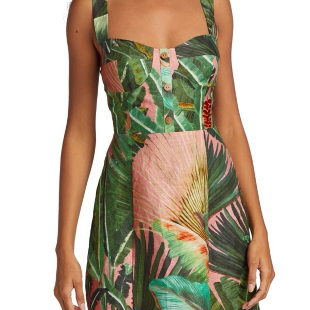 FARM Rio Tropical Print Mini Dress